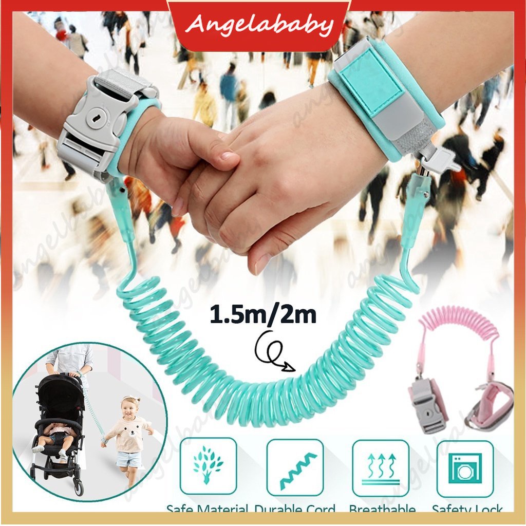 Guia De Segurança Coleira Pulseira Pulso Anti Perda Criança