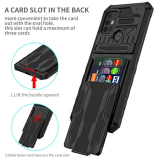 Para Motorola G10 G10 G20 G30 G50 G22 Porta-Cartões Armadura Moto E20 E30 E40 E32 G9 Plus Caixa À Prova De Choque