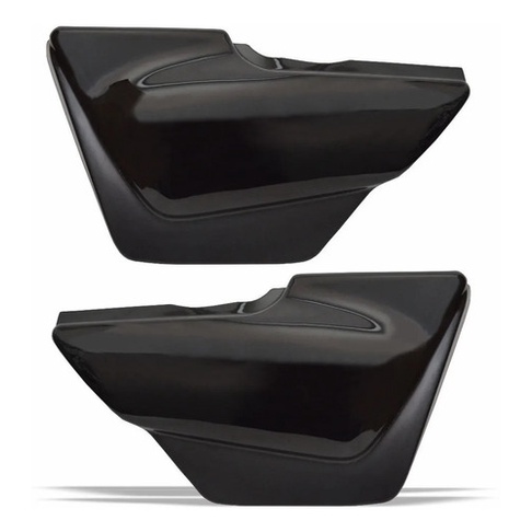 Par Tampa Lateral Preta Injetada Suzuki Yes 125 Sem Adesivos em Oferta na Shopee