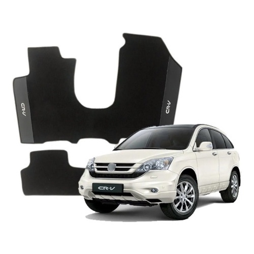 Tapete Crv Cr-v 2009 A 2011 Em Borracha Preto 02 Pçs em Oferta na Shopee
