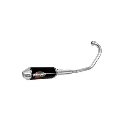 Escapamento Escape Gemoto Racing 3 Trioval para Moto Suzuki Yes 125 2004 Á 2013