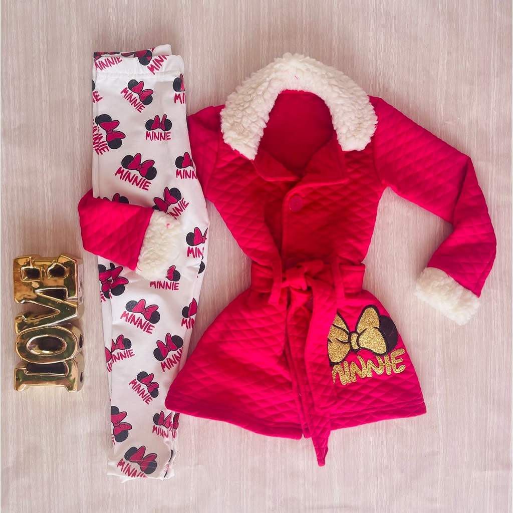 Conjunto infantil menina blogueirinha 2 peças inverno