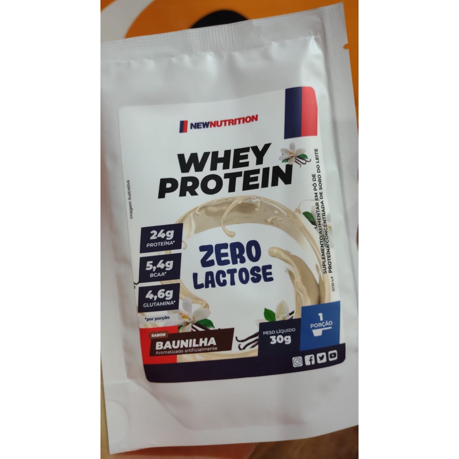 Whey Protein Zero Lactose 1 Porção Newnutrition