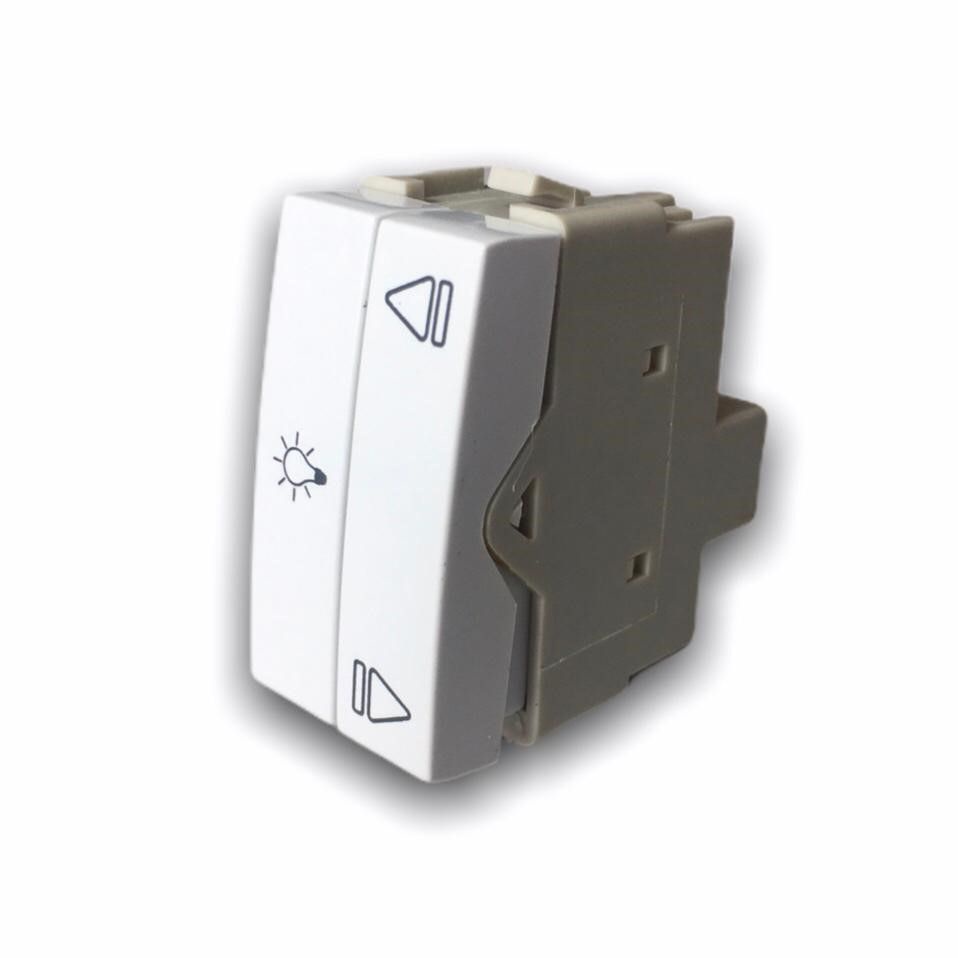 MODULO INTERRUPTOR DUPLO PARALELO LAMP REVERSAO SLEEK MARGIRIUS