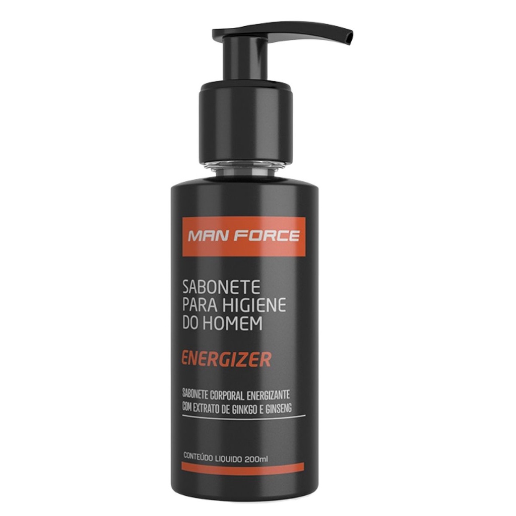 Sabonete Corporal e Intimo Masculino Man Force Energizer