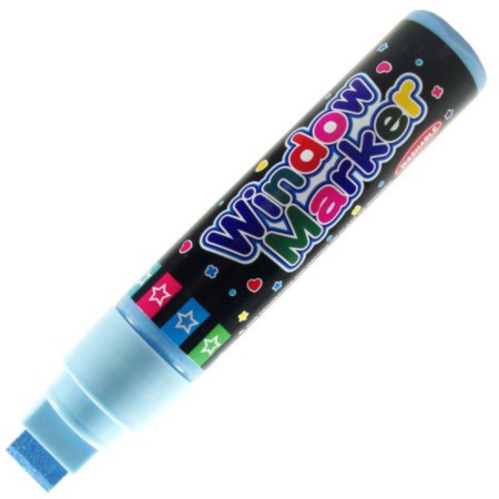 Caneta Window Marker CKS Wp-528 (p/ Vidro) Azul Claro.
