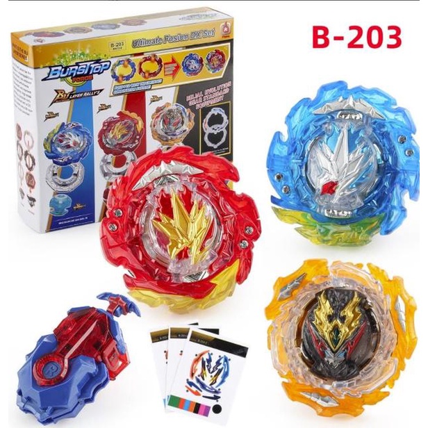 Beyblade B-203 Ultimate Fusion DX Set - Flame