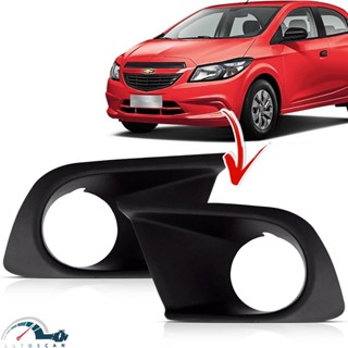 Par Moldura Grade Farol De Milha Onix Prisma Ls Joy 2015 2016 2017 2018 2019