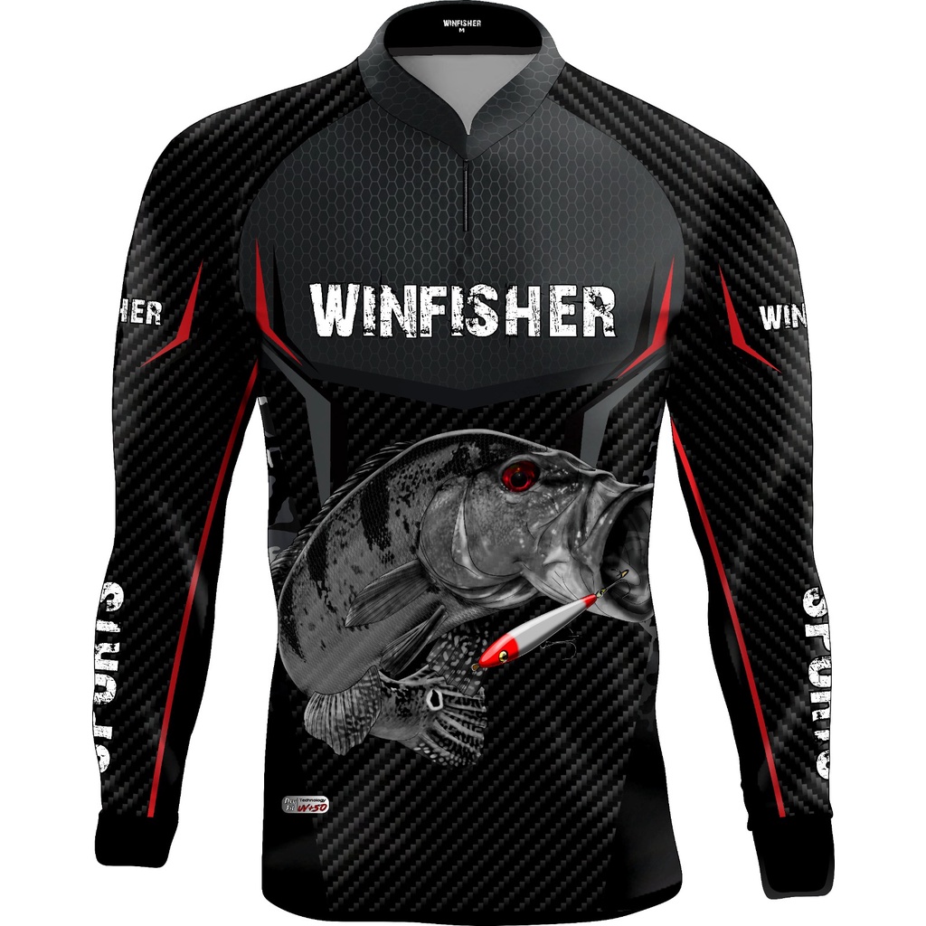 Camiseta Winfisher UV50 - Tucunaré Cinza