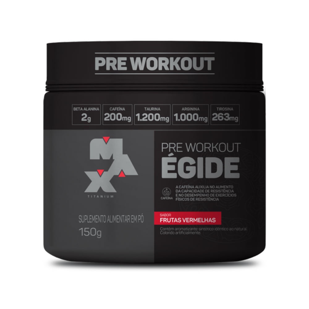 Pré treino Égide em pó 150gr - Max Titanium