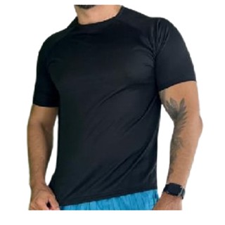 Camisa Masculina Manga Curta Dry Fit Furadinha em Oferta na Shopee