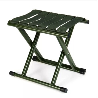 Banqueta Dobrável Militar para Acampar, Pescar E Lazer Resistente em Oferta na Shopee