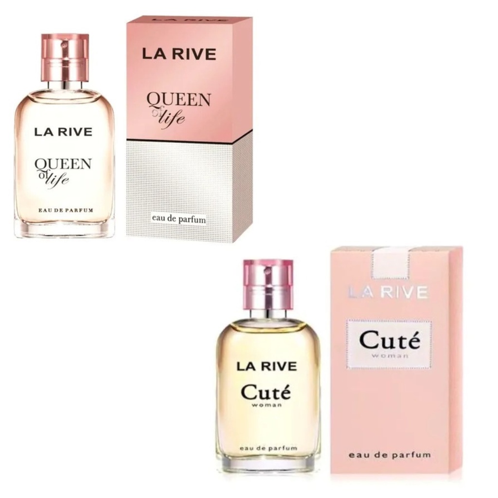 Combo Kit C/2 La Rive Queen of life 30ml e Cuté 30ml