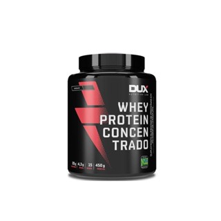 Whey Protein Concentrado Chocolate Pote 450g - Dux Nutrition