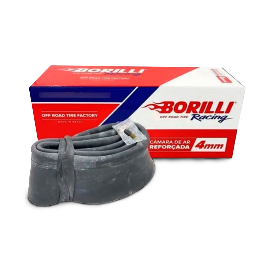 Kit Pneu Borilli Traseiro 110/100-18 EXC B007 e Câmara Aro18