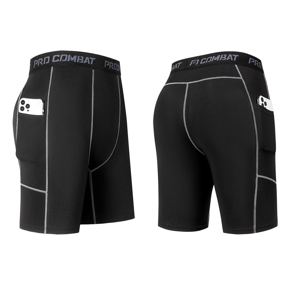 TU Bermuda Com Shorts Compressão Masculino Para Corrida Com 2 Bolsos Para Celular