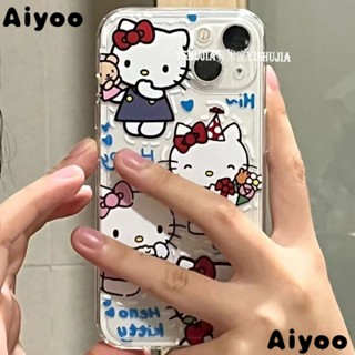 ✅Little Red Book Butterfly KTcat Apple 14/13promax All-incluindo 78plus Capa de telefone 11 Apple 12 Feminino XR/XSins Capa de proteção de maçã para iPhone Capa de onda nova caixa macia ADX9