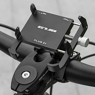 GUB PLUS 21 Motorcycle Bike Phone Holder Aluminum Alloy Cell Phone Holder Bracket Rotatable Adjustable Anti-slip Cycling em Oferta na Shopee