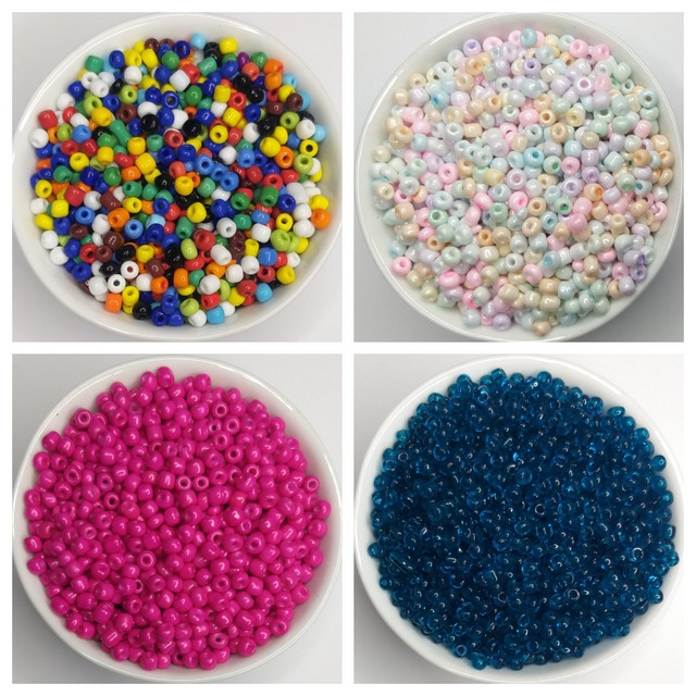 240pçs Miçanga 3,6mm Artesanato 6/0 de Vidro em Oferta na Shopee