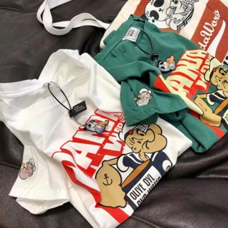 Camiseta Estilo Americano Retro Hong Kong Manga Curta Design Feminino Sense Versão Coreana Loose Top