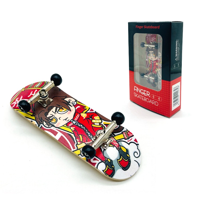 Skate De Dedo 32mm Com Roda De Rolamento Profissional Fingerboard Double Rocker Criativo Para Crianças Descompressão De Bordo Rolamento Mini Skat Skete Skatinho