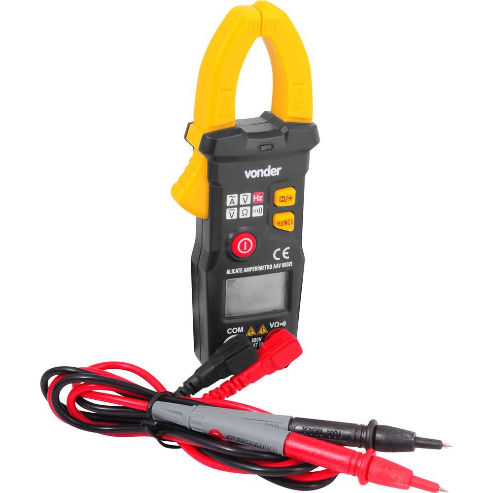 Alicate Amperimetro Digital Inteligente AAV6002I Vonder