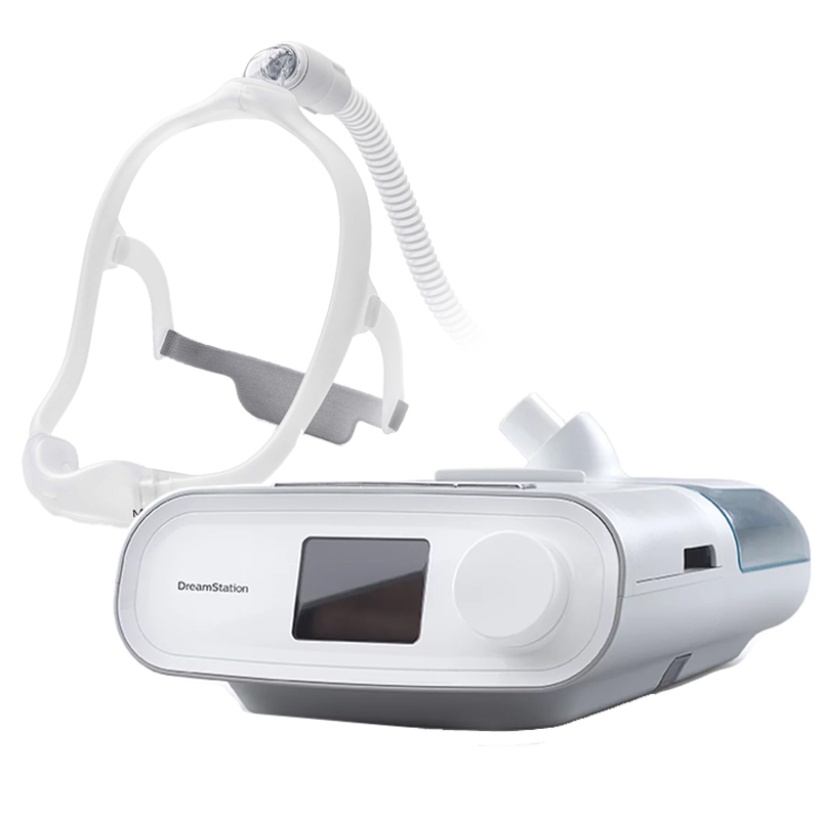 CPAP Automático DreamStation Philips com Umidificador + Máscara Nasal DreamWear em Oferta na Shopee