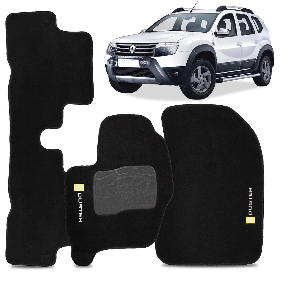 Tapete Automotivo Duster 2011 a 2015 Carpete Molde da Medida do Carro em Oferta na Shopee