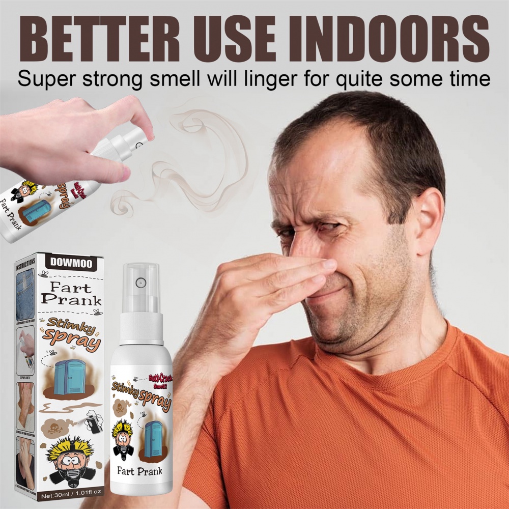 30ml Spray De Peido Altamente Concentrado Extra Forte Fedor Longo Prazo Não Tóxico E Inofensivo Brinquedos De Perfeitos