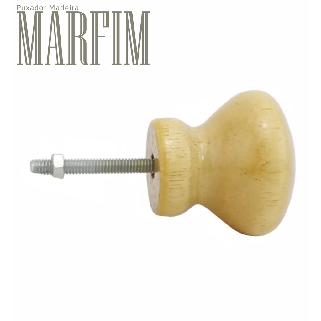 Puxador De Madeira Móveis Rústicos Gaveta E Porta Marfim em Oferta na Shopee