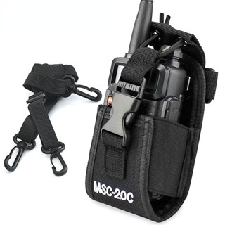 Capa De Nylon multi-Funcional De Couro De Bolsa Geral Pode Ser Suportada Para Caber Baofeng TYT UV-5R