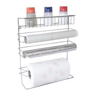 Suporte 5 Em 1 Para Parede Cozinha Porta Papel Toalha Film em Oferta na Shopee