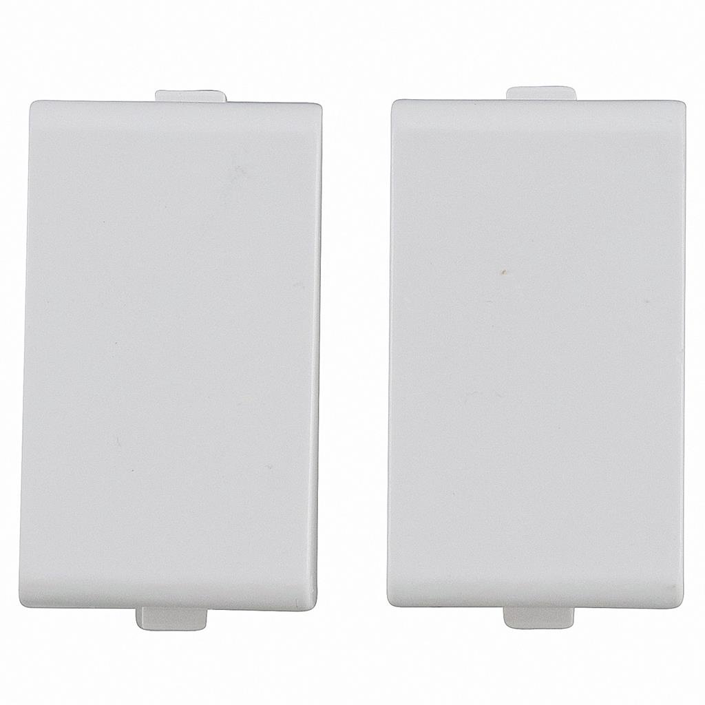 Modulo Cego 1 Modulo 2 Pecas Brancas Decor Schneider em Oferta na Shopee