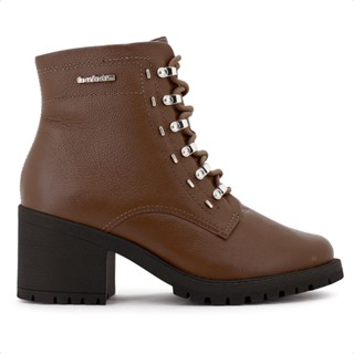 Bota Comfortflex Coturno Tratorada Cano Curto Feminina Original com Nota Fiscal e Garantia