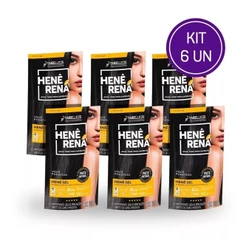 KIT 6 HENÊ RENÁ PRETO NATURAL