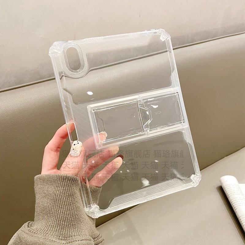 Para IPAD 7 8 9 10.2 Polegadas Estojo De Suporte Transparente A2200 A2198 A2428 A2429 A2757 À Prova De Choque Com Porta-Caneta TPU Pára-Choques 9a 10a Geração