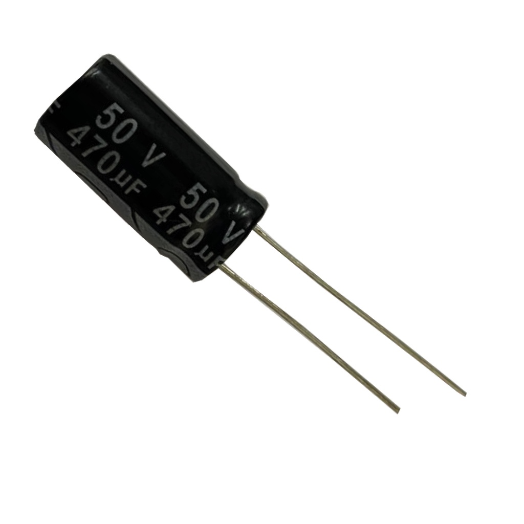 KIT 10 PÇS CAPACITOR ELETROLITICO 470UF X 50V - 470X50V em Oferta na Shopee
