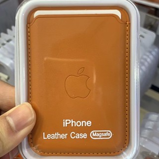 Capa De Couro Com O Logotipo Da Apple MagSafe Para IPhone 14/13/12/Pro Max/Mini Porta-Cartões/Carteira Magnética