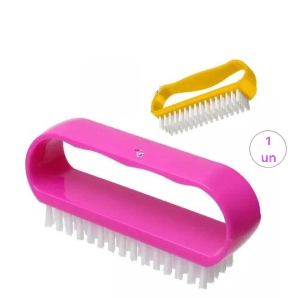 Escova escovinha de unha manicure limpeza higiene multiuso