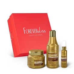 Kit Presente Banho De Verniz Forever Liss