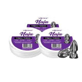 3 Chumbinho Naja 5.5mm 1,320g 330 Unidades - Votex