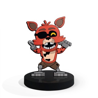 Totem Pequeno Boneco FNAF Foxy 7cm + Base em Oferta na Shopee