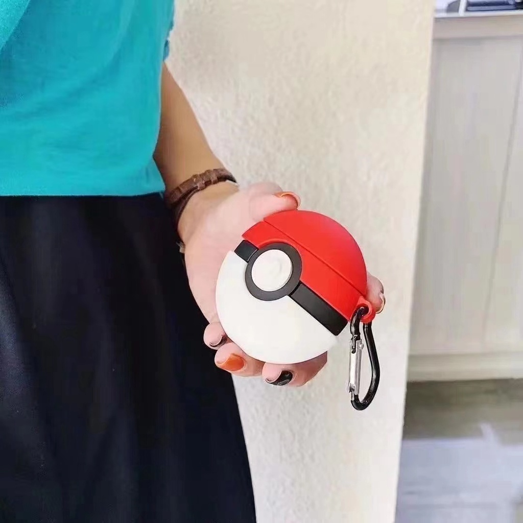 Redmi Buds 4 Pro Case Silicone Macio PokeBall Fone De Ouvido Bluetooth À Prova De Poeira Com Tampa De Fivela Anti-Queda