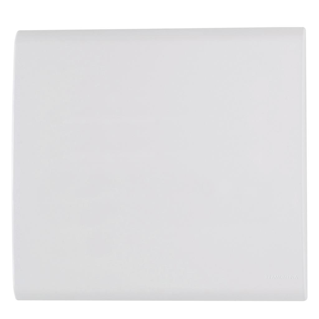 Placa Acabamento 4x4 Cega Branco Com Suporte Liz Tramontina em Oferta na Shopee