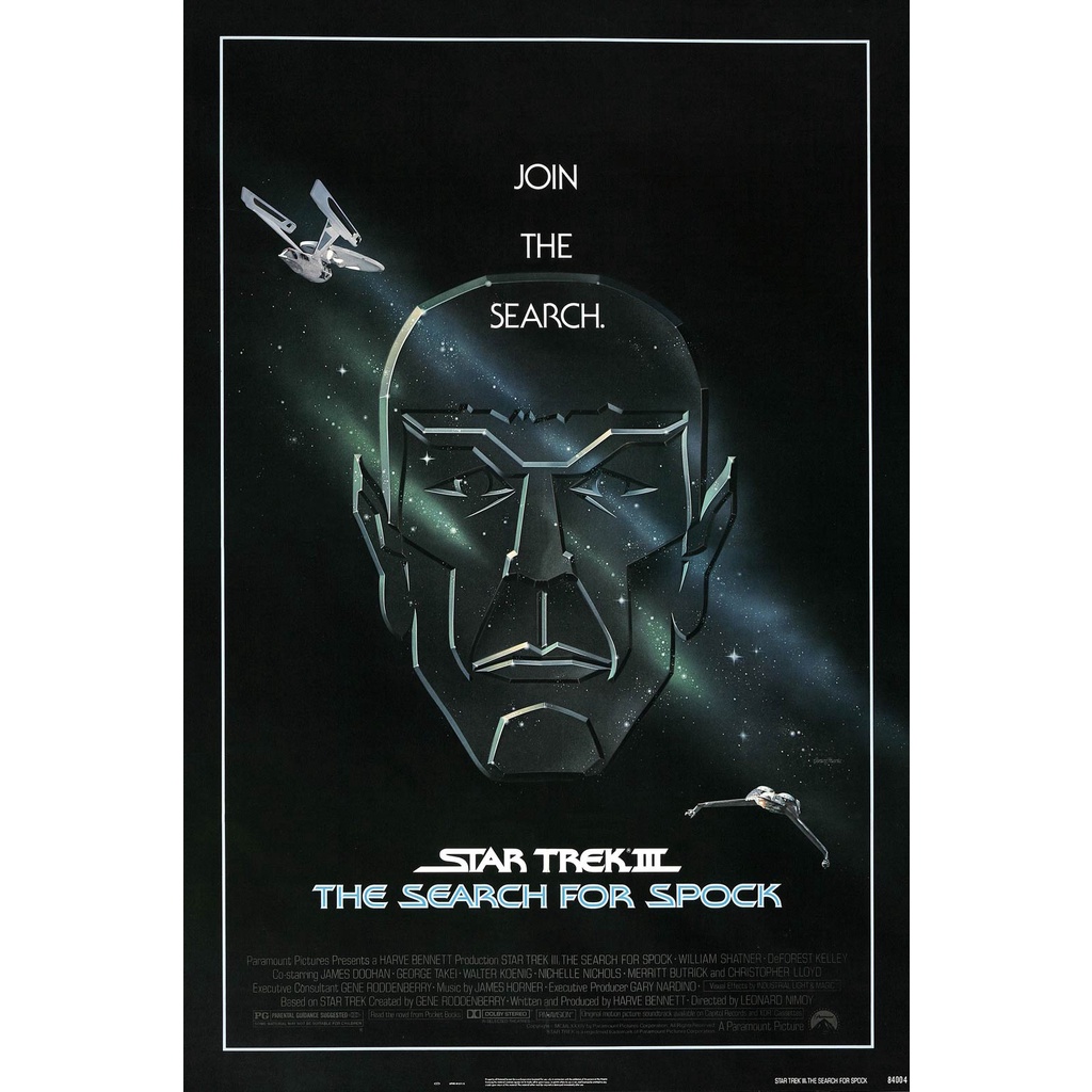 Poster Cartaz Jornada Nas Estrelas Star Trek 3 III A