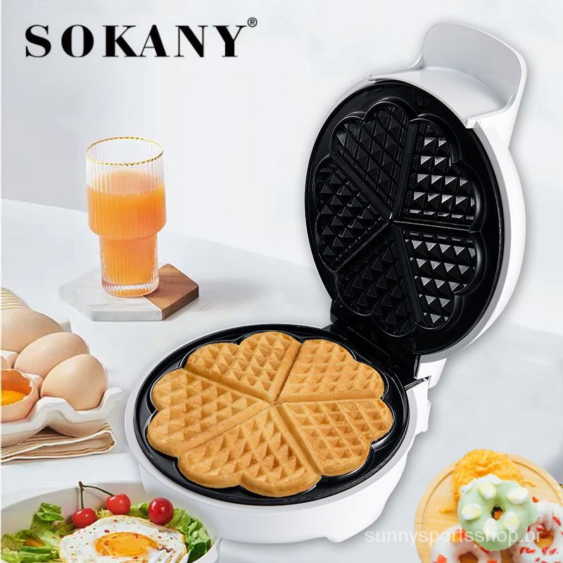 Transfronteiriço Novo SOKANY906 Máquina de muffin Waffle Branco Waffle Waffle MAKER