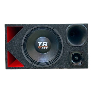 CAIXA TRIO TRITON TR 620 DUTO TRIANGULAR SOM AUTOMOTIVO COMPLETA em Oferta na Shopee