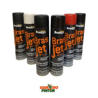 Tinta Spray Uso Geral 400ml Secagem Rápida Brasilux - Escolha sua Cor em Oferta na Shopee