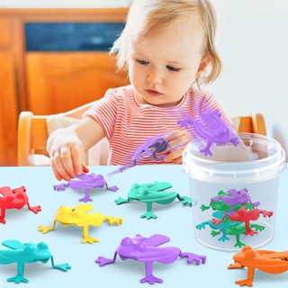 1Pc Brinquedo Divertido De Rã Infantil Prensando Que Escala Natal Nostalégico Interativo Gift (Color Random)