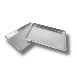 KIT 2 FORMA RETANGULAR PARA BROWNIE 38X25,5X3  ALUMÍNIO ASSADEIRA BAIXA em Oferta na Shopee